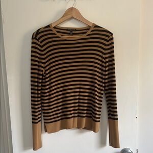 Eileen Fisher Petite Striped Knit Top